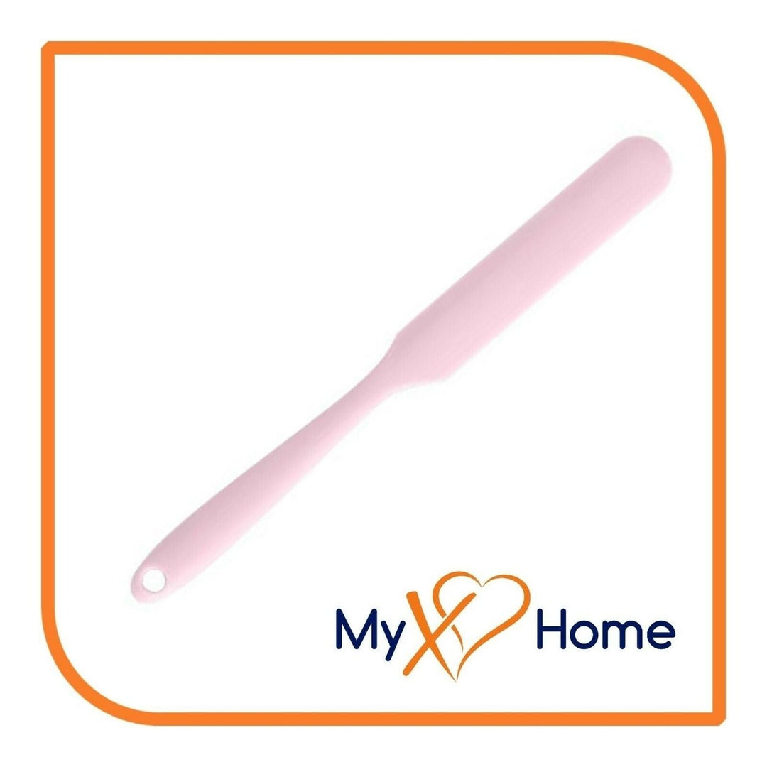 9.5" Pink Silicone Frosting Knife by MyXOHome (1 2 4 or 6 Frosting Knives) Image 2