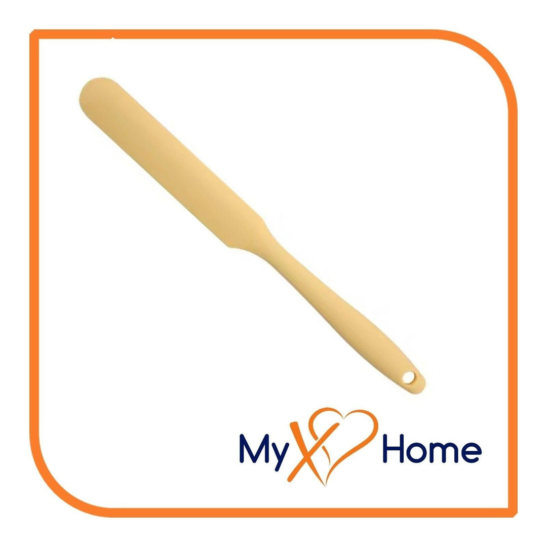 9.5" Pastel Yellow Silicone Frosting by MyXOHome (1 2 4 or 6 Frosting Knives) Image 3