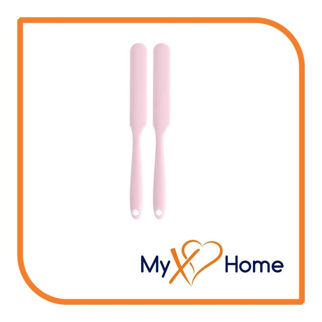 9.5" Pink Silicone Frosting Knife by MyXOHome (1 2 4 or 6 Frosting Knives) Image 3