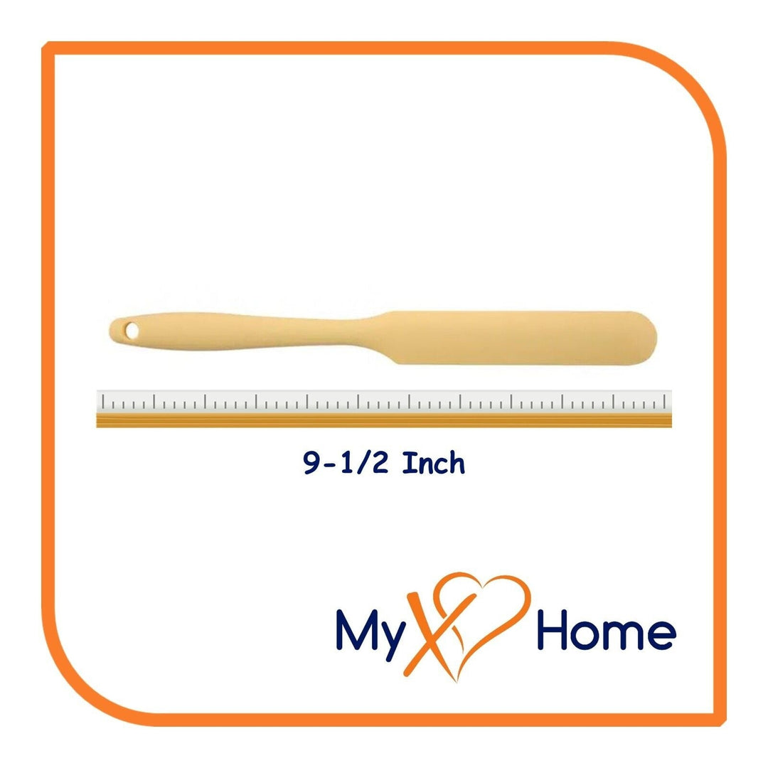 9.5" Pastel Yellow Silicone Frosting by MyXOHome (1 2 4 or 6 Frosting Knives) Image 4