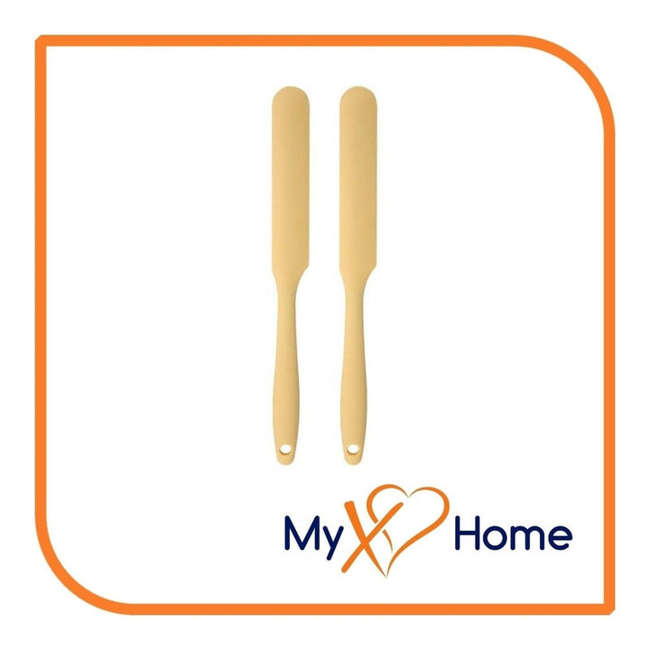 9.5" Pastel Yellow Silicone Frosting by MyXOHome (1 2 4 or 6 Frosting Knives) Image 6