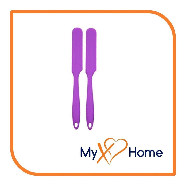 9.5" Purple Silicone Frosting Knife by MyXOHome (1 2 4 or 6 Frosting Knives) Image 3