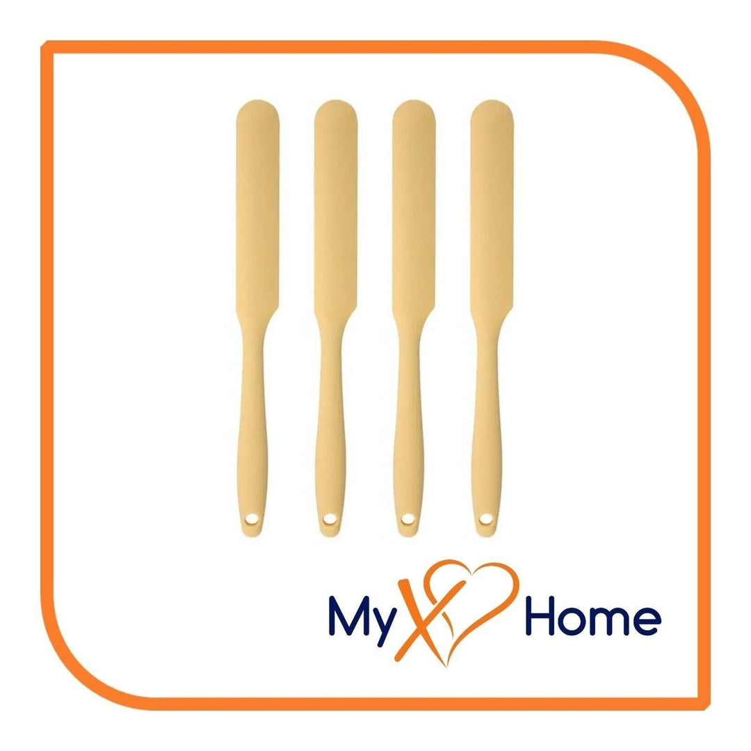 9.5" Pastel Yellow Silicone Frosting by MyXOHome (1 2 4 or 6 Frosting Knives) Image 7