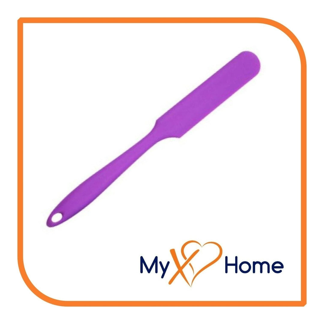 9.5" Purple Silicone Frosting Knife by MyXOHome (1 2 4 or 6 Frosting Knives) Image 6