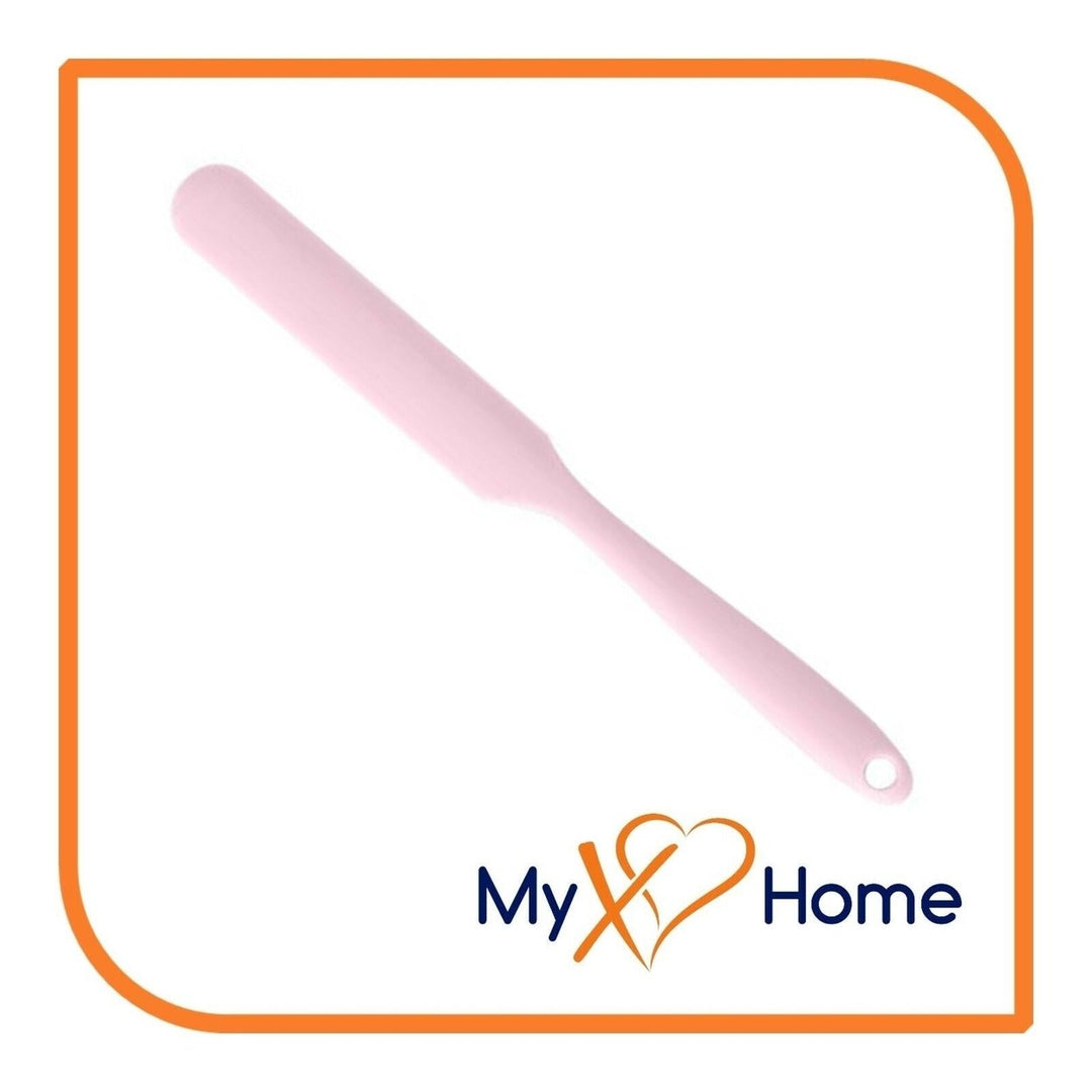 9.5" Pink Silicone Frosting Knife by MyXOHome (1 2 4 or 6 Frosting Knives) Image 7