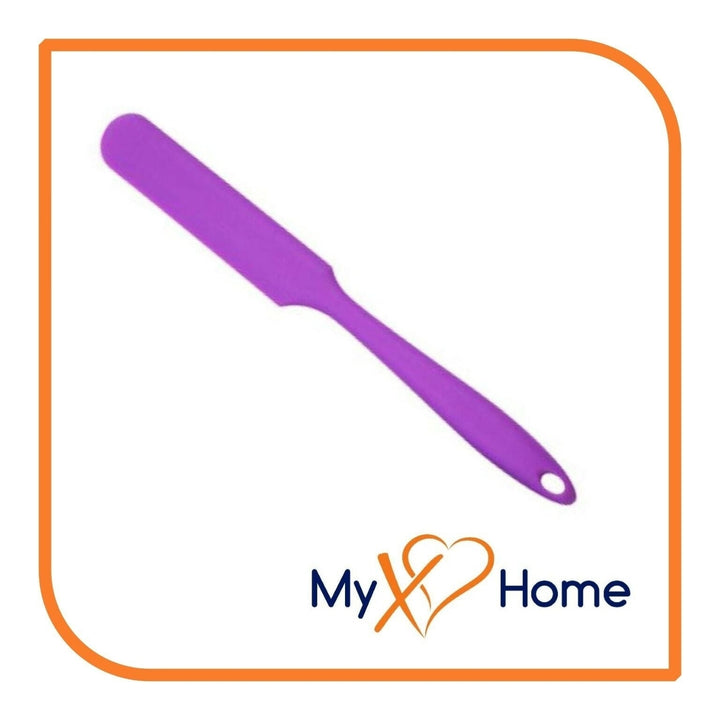 9.5" Purple Silicone Frosting Knife by MyXOHome (1 2 4 or 6 Frosting Knives) Image 7