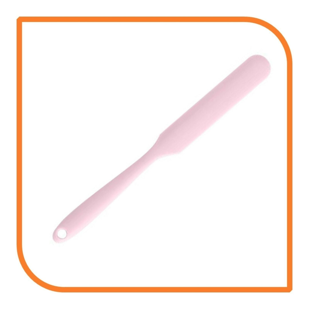 9.5" Pink Silicone Frosting Knife by MyXOHome (1 2 4 or 6 Frosting Knives) Image 10