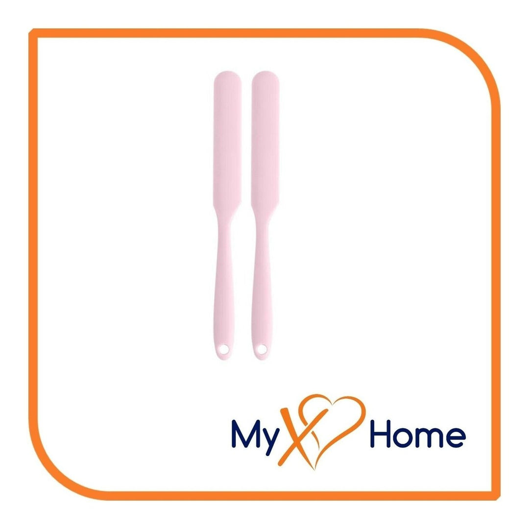 9.5" Pink Silicone Frosting Knife by MyXOHome (1 2 4 or 6 Frosting Knives) Image 11