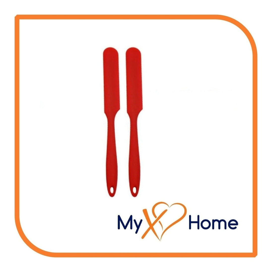 9.5" Red Silicone Frosting Knife by MyXOHome (1 2 4 or 6 Frosting Knives) Image 3