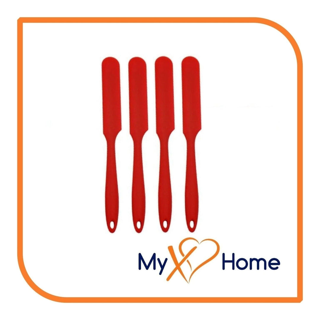 9.5" Red Silicone Frosting Knife by MyXOHome (1 2 4 or 6 Frosting Knives) Image 4