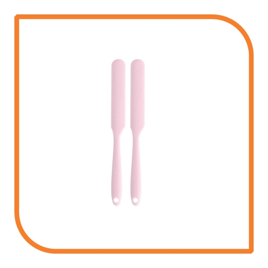 9.5" Pink Silicone Frosting Knife by MyXOHome (1 2 4 or 6 Frosting Knives) Image 12