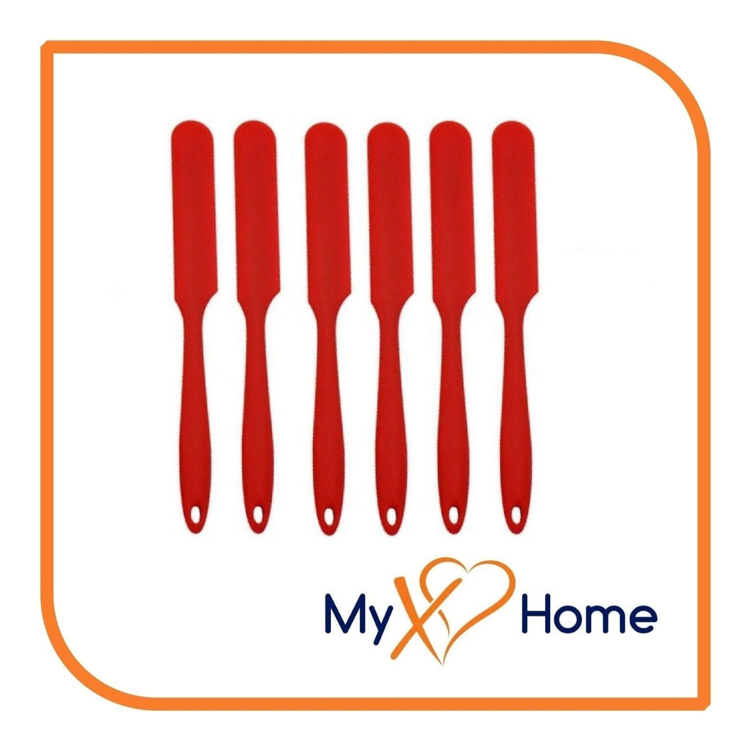 9.5" Red Silicone Frosting Knife by MyXOHome (1 2 4 or 6 Frosting Knives) Image 4