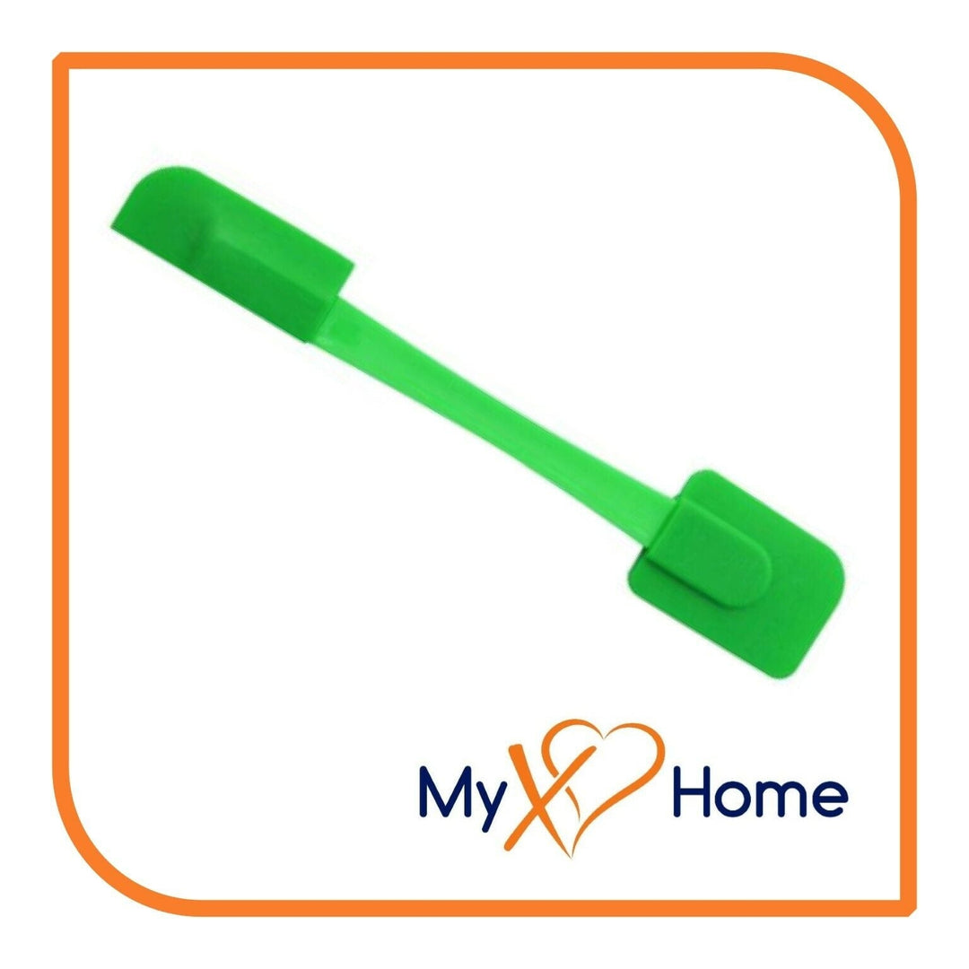 9.75" Green Silicone Dual Sided Spatula by MyXOHome (1 2 4 or 6 Spatulas) Image 8