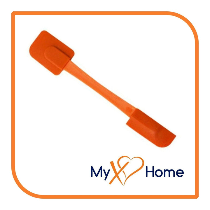 9.75" Orange Silicone Dual Sided Spatula by MyXOHome (1 2 4 or 6 Spatulas) Image 7