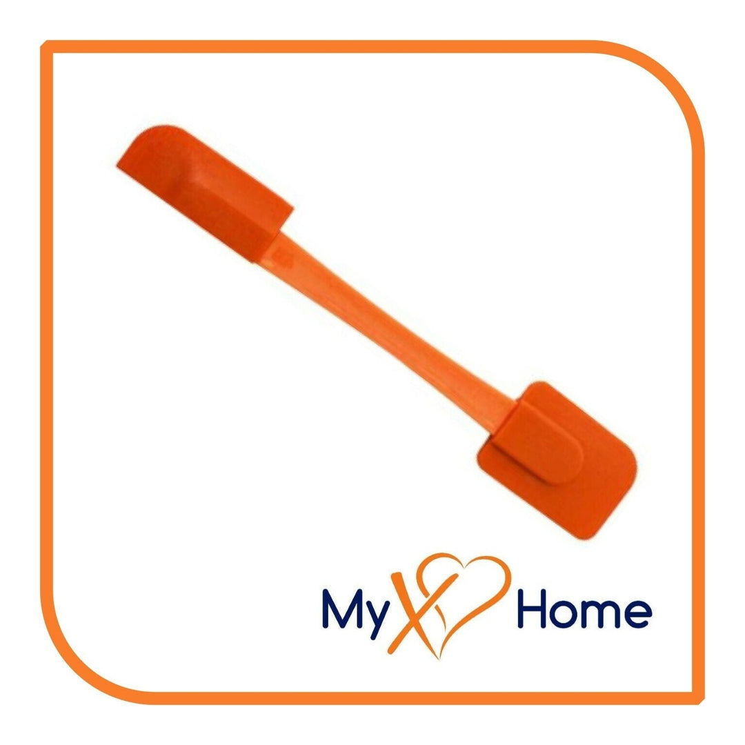 9.75" Orange Silicone Dual Sided Spatula by MyXOHome (1 2 4 or 6 Spatulas) Image 8