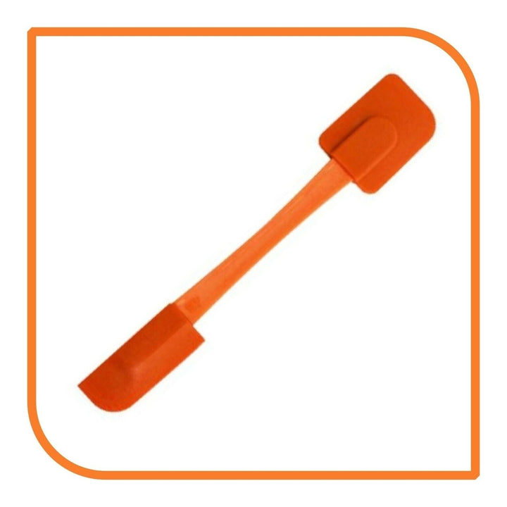 9.75" Orange Silicone Dual Sided Spatula by MyXOHome (1 2 4 or 6 Spatulas) Image 10