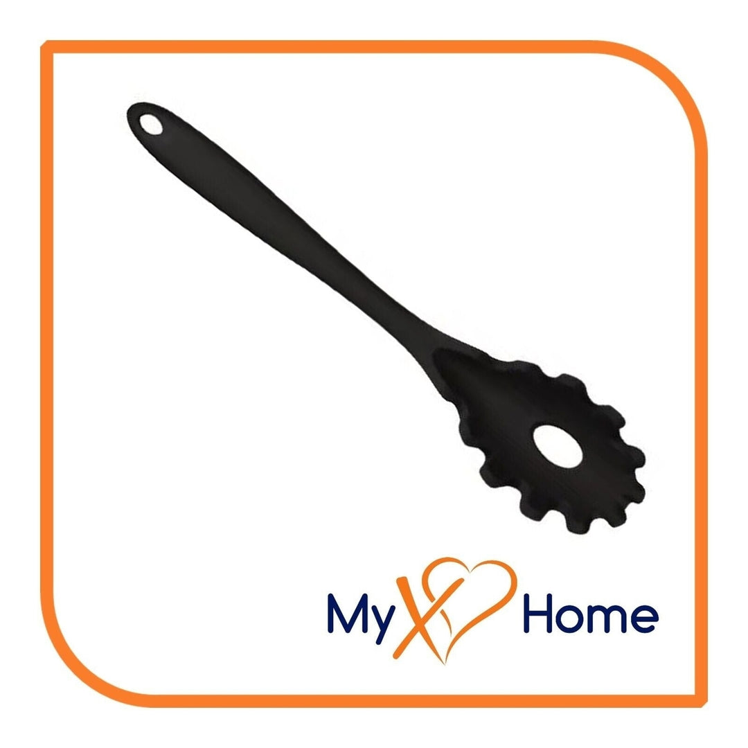 8-1/2" Black Silicone Pasta Fork by MyXOHome Image 3