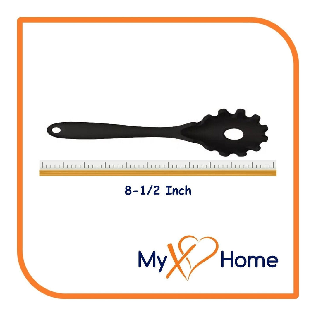 8-1/2" Black Silicone Pasta Fork by MyXOHome Image 4