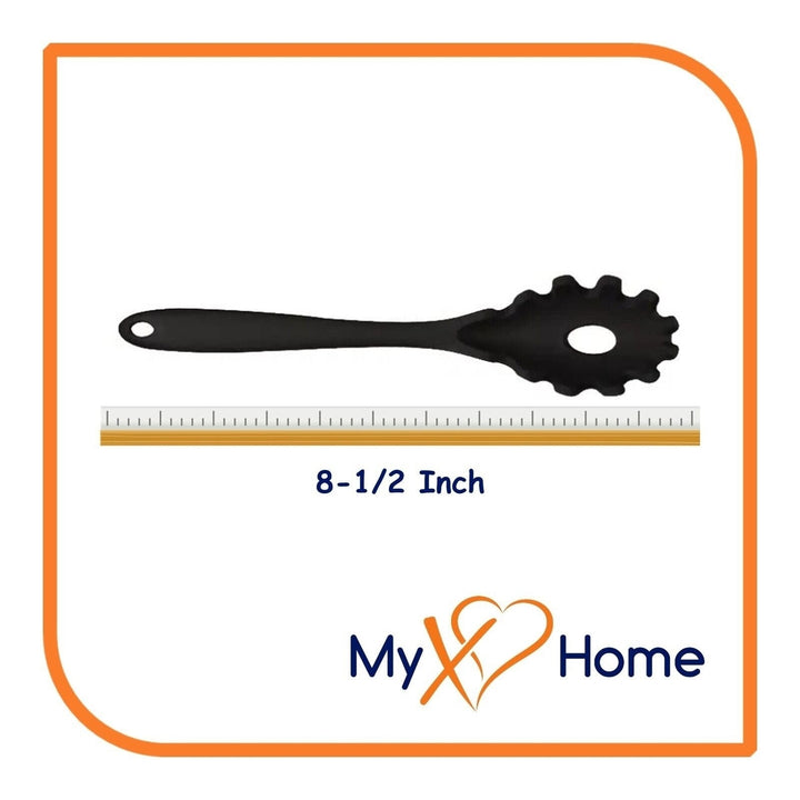 8-1/2" Black Silicone Pasta Fork by MyXOHome Image 4