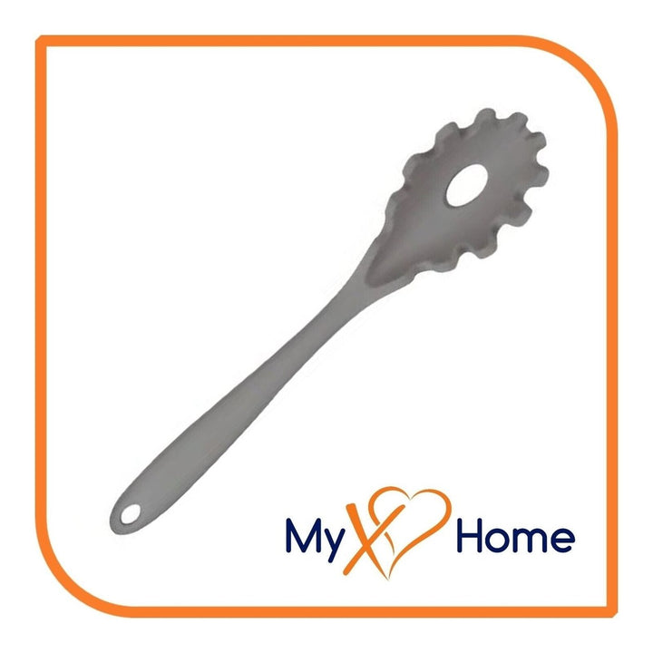 8-1/2" Gray Silicone Pasta Fork by MyXOHome Image 1