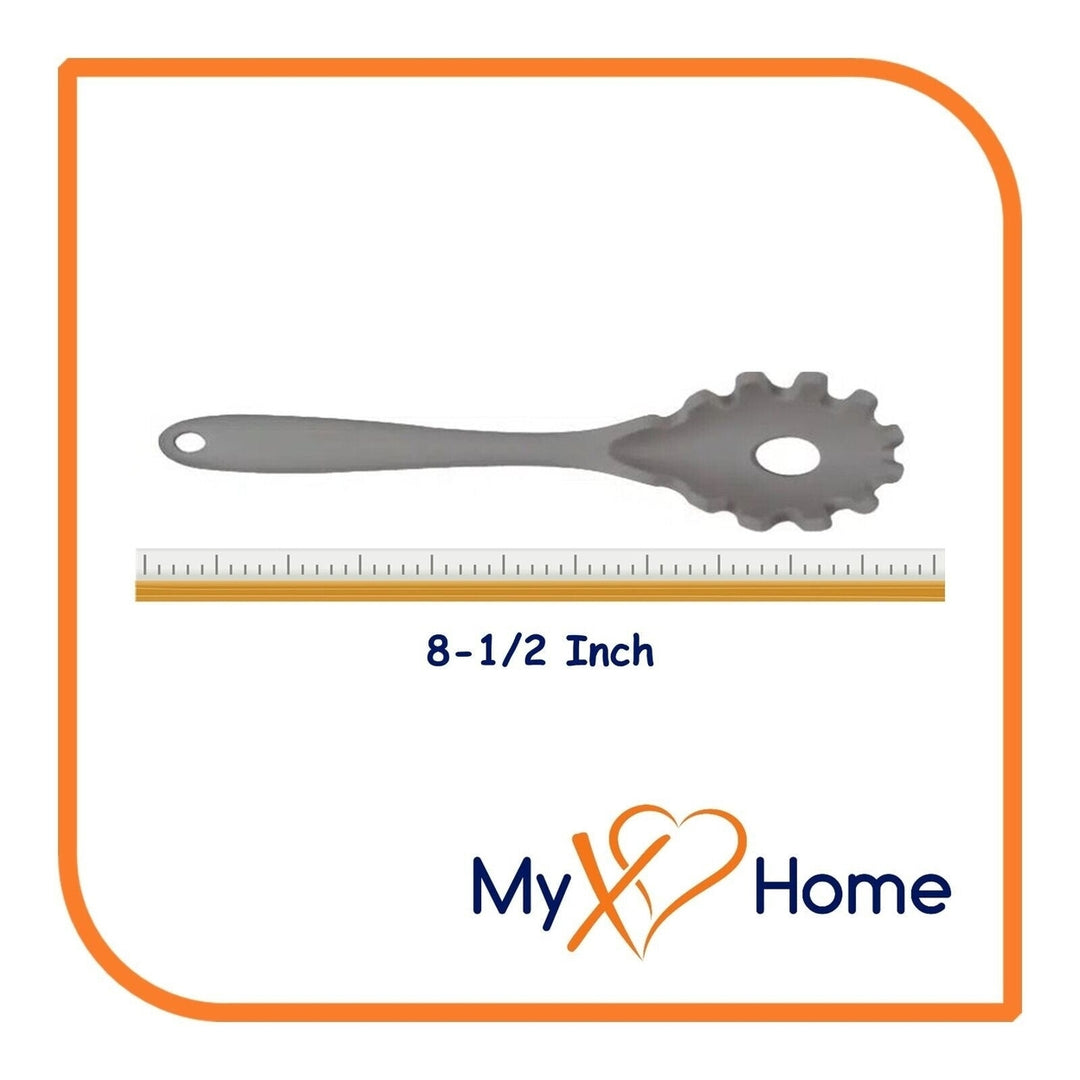 8-1/2" Gray Silicone Pasta Fork by MyXOHome Image 4