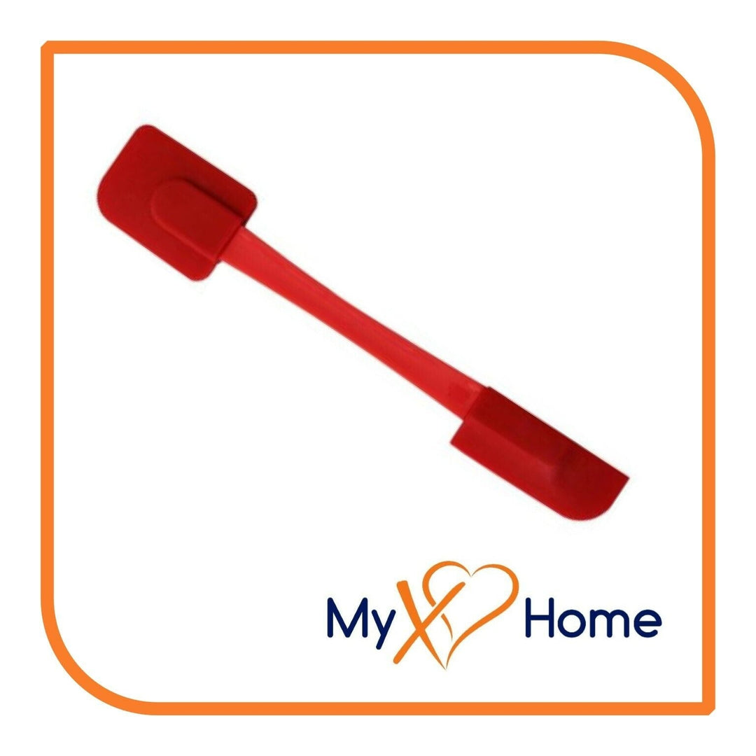 9.75" Red Silicone Dual Sided Spatula by MyXOHome (1 2 4 or 6 Spatulas) Image 7