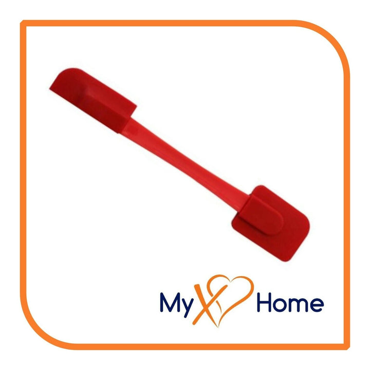 9.75" Red Silicone Dual Sided Spatula by MyXOHome (1 2 4 or 6 Spatulas) Image 8