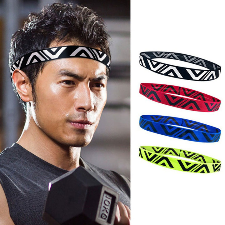 1Pcs Sweatbands Nonslip Stretchy Soft Athletic Head Bands for Workout Sports Fitness Exercise Tennis Basketball Running Image 1