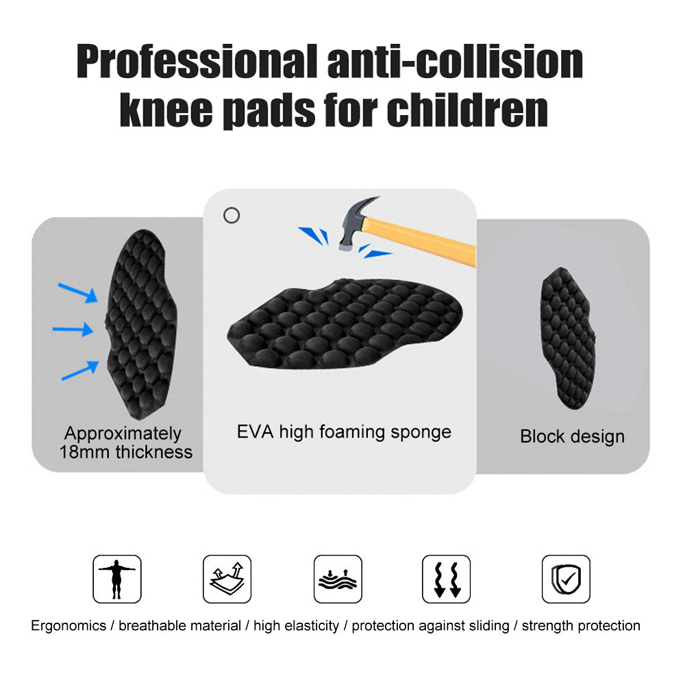 3-12 years old kids Knee Padded Compression Leg Sleeve Thigh Guard Sports Protective Gear Brace Support for Football Image 8