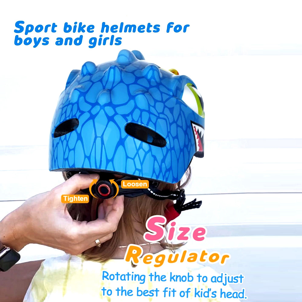 Toddler Kids Bike Helmet Lightweight 3D Children Bicycle Helmet for Boys Girls Age 3-8 for Multi-Sport Scooter Cycling Image 3