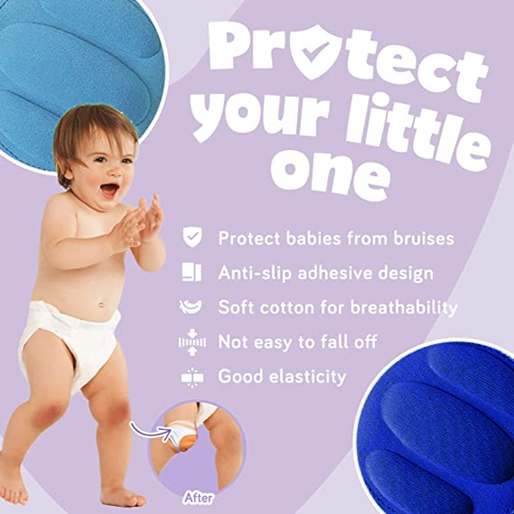 Anti-Slip Knee Pads for Babies Adjustable Baby Knee Pads for Walking Breathable Baby Crawling Knee Pads for Baby Image 2