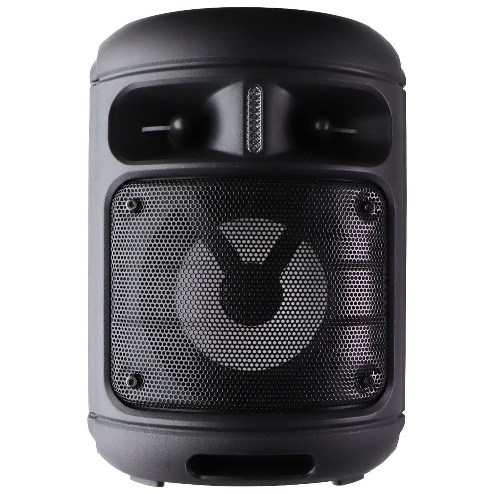 Quikcell Party Beat Boost Wireless LED Speaker with Microphone Input - Black Image 2