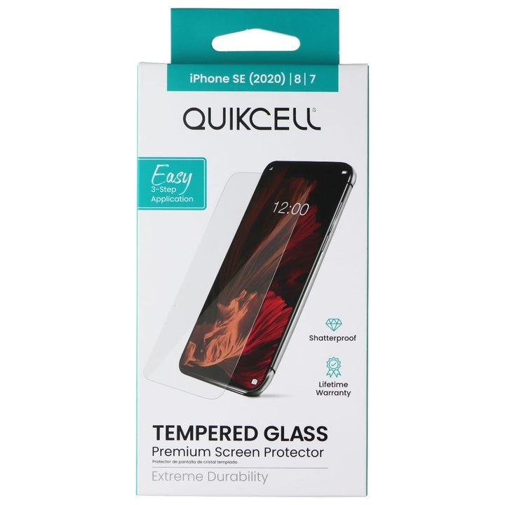 Quikcell Tempered Glass for Apple iPhone SE (2020) / 8 / 7 Image 1