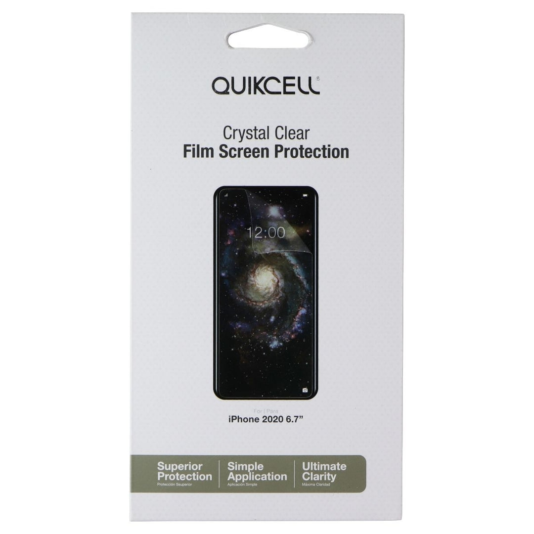 Quikcell Crystal Clear Film Screen Protection for Apple iPhone 12 Pro Max Image 1