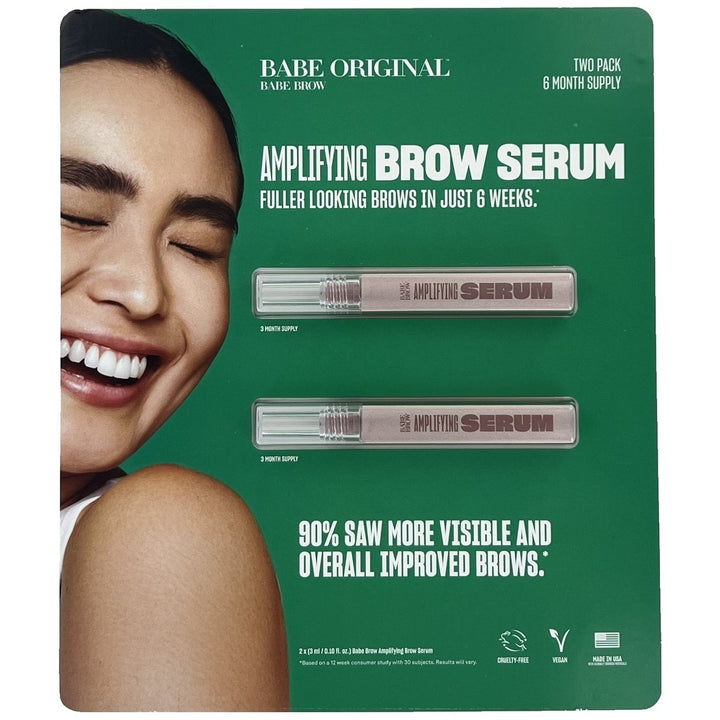 Babe Original Amplifying Brow Serum 3ml (Pack of 2) Image 4