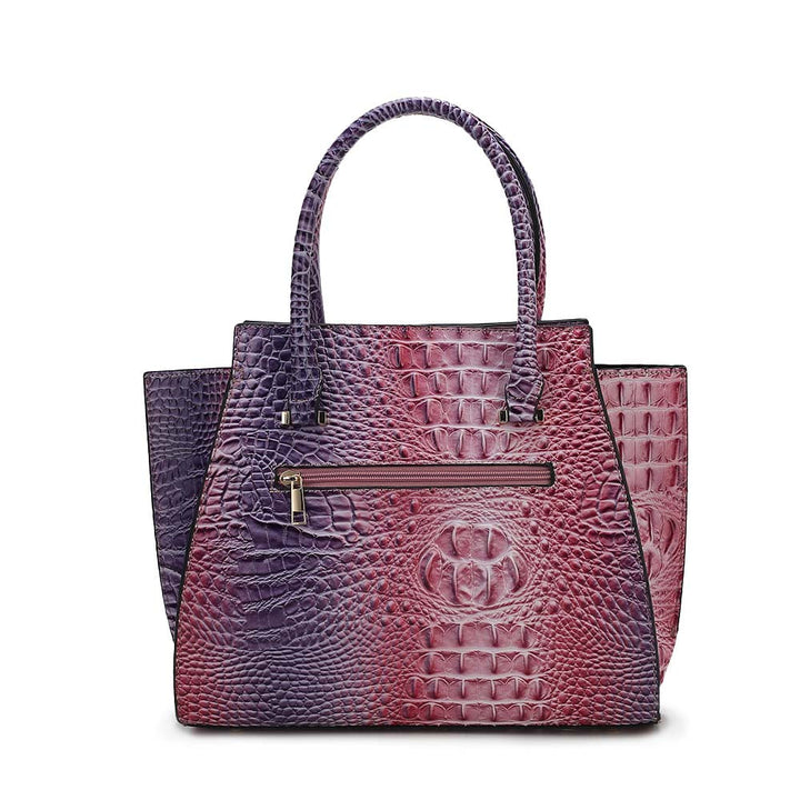 Miriam Croc Tote Bag and Set Image 3