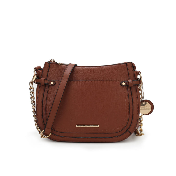 MKFCollection Raelynn Shoulder Bag - Vegan Leather Designer Handbag Image 3