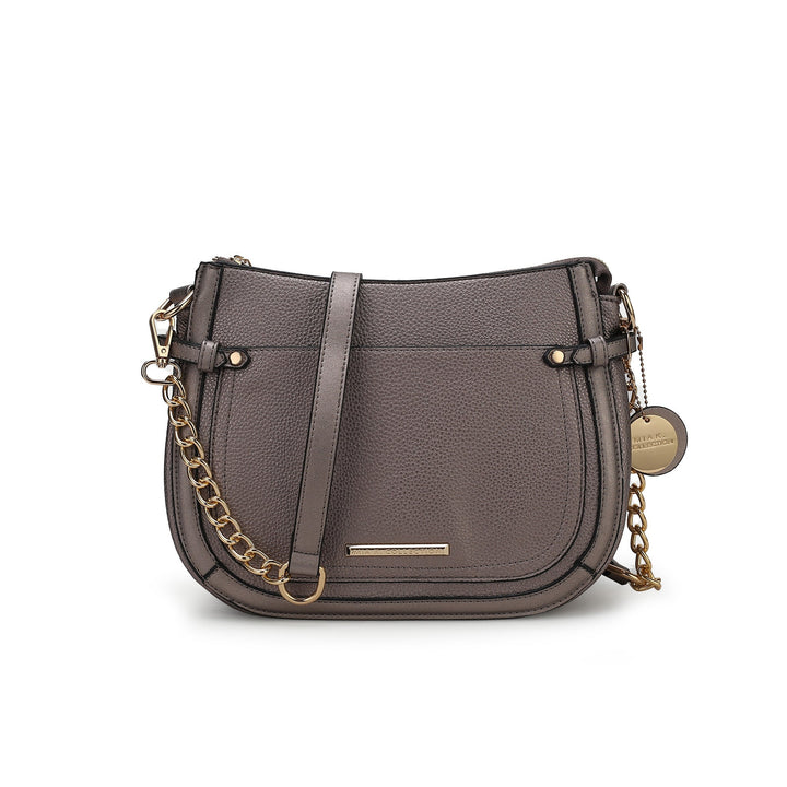 MKFCollection Raelynn Shoulder Bag - Vegan Leather Designer Handbag Image 9