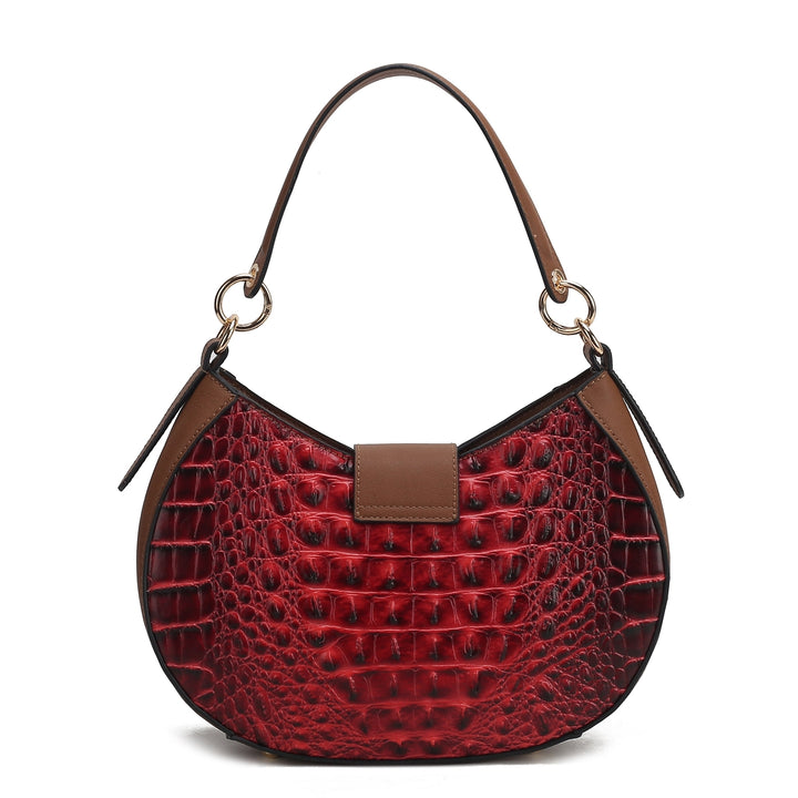 Jain Croc-Embossed Shoulder Bag Image 3