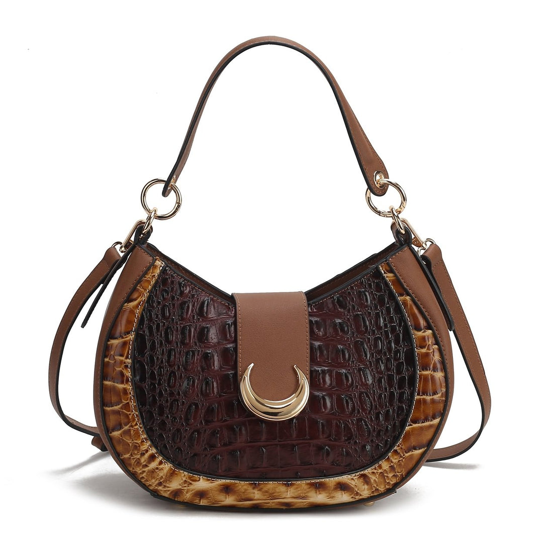 Jain Croc-Embossed Shoulder Bag Image 6