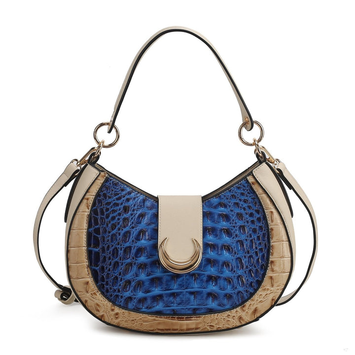 Jain Croc-Embossed Shoulder Bag Image 8