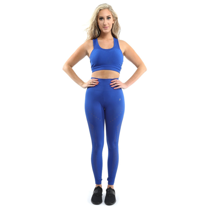 SALE! 50% OFF! Milano Seamless Sports Bra - Blue [MADE IN ITALY] Image 1