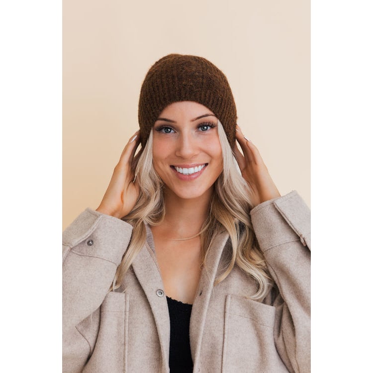 Rugged Edge Distressed Knit Beanie Image 1