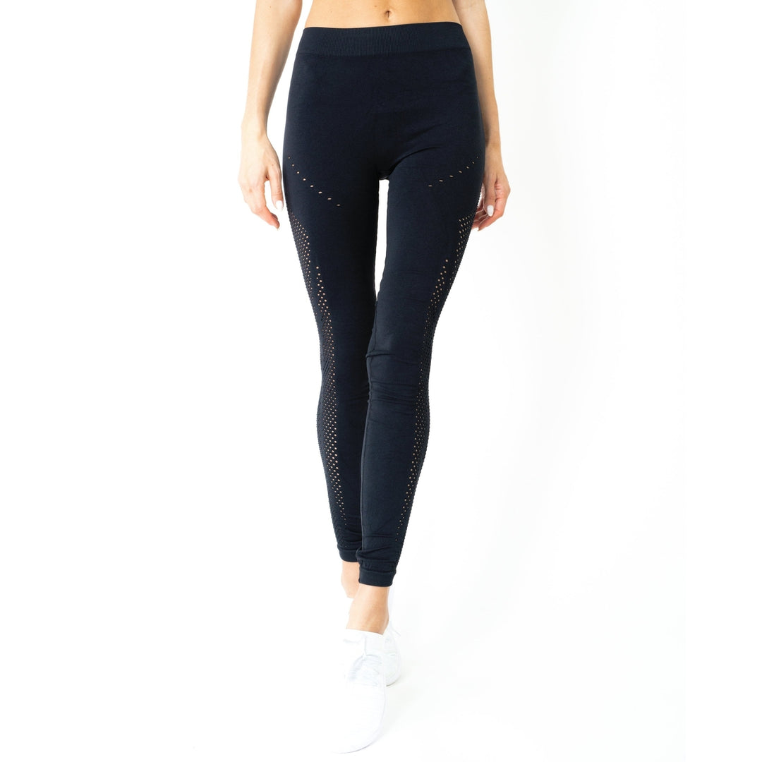 SALE! 50% OFF! Milano Leggings and Bra Set - BLACK [MADE IN ITALY] Image 4