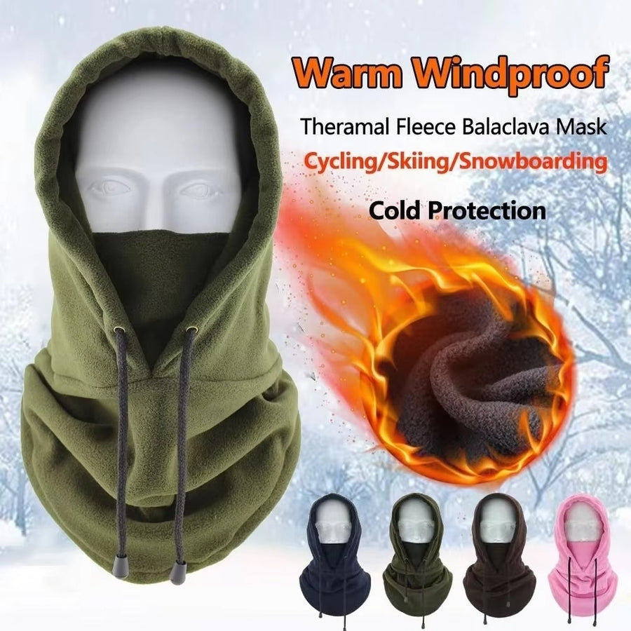 Winter Hat Beanies Warmer Windproof Full Face Ski Mask Caps Men Bonnets Image 1