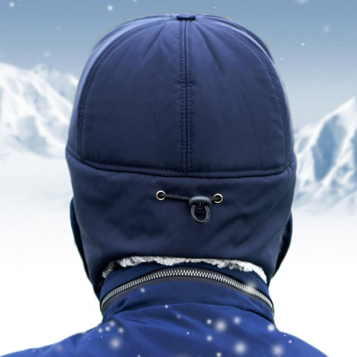 Thicken Winter Warm Hat Men Faux faux Bomber Hat Ear Flap Cap Women Soft Thermal Bonnets Hats for Outdoor Fishing Skiing Image 3