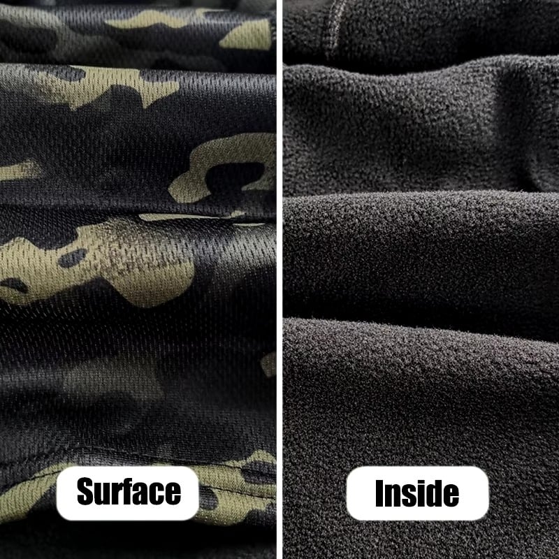 Winter Fleece Warm Camouflage Balaclava Outdoor Cold-proof Ski Image 3