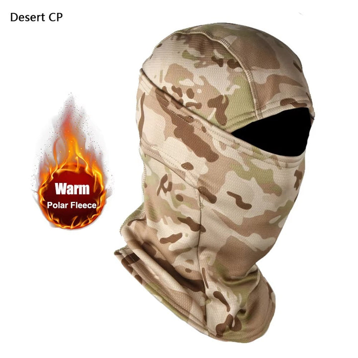 Winter Fleece Warm Camouflage Balaclava Outdoor Cold-proof Ski Image 9