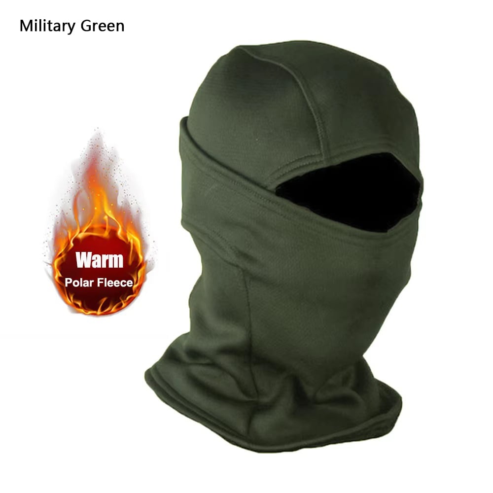 Winter Fleece Warm Camouflage Balaclava Outdoor Cold-proof Ski Image 10