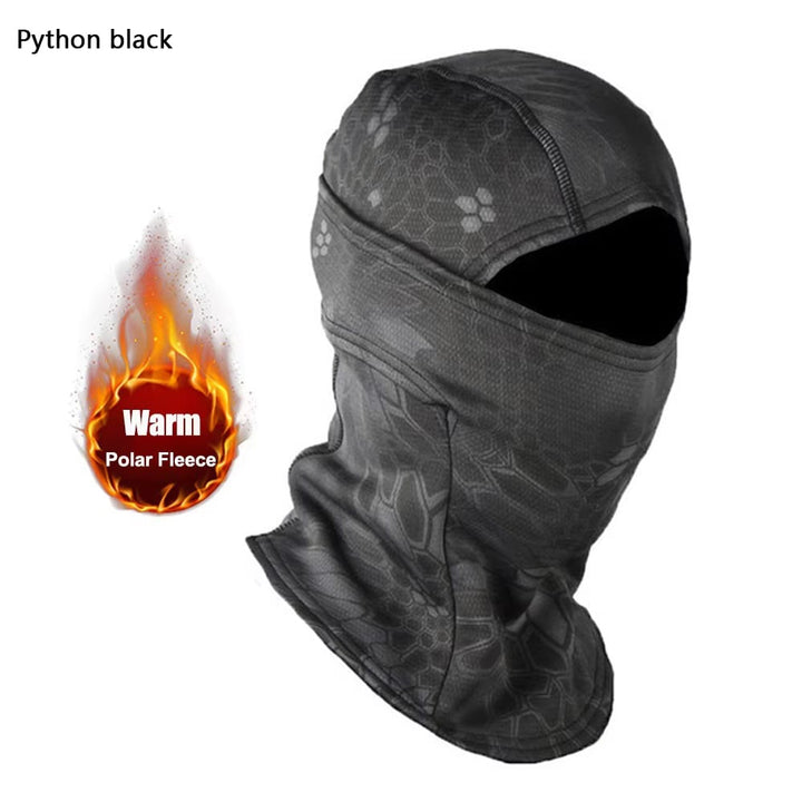 Winter Fleece Warm Camouflage Balaclava Outdoor Cold-proof Ski Image 11